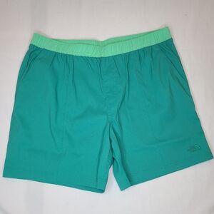 The North Face Mens M Class V Pull On Shorts XL Teal Green Hiking Gorpcore Camp
